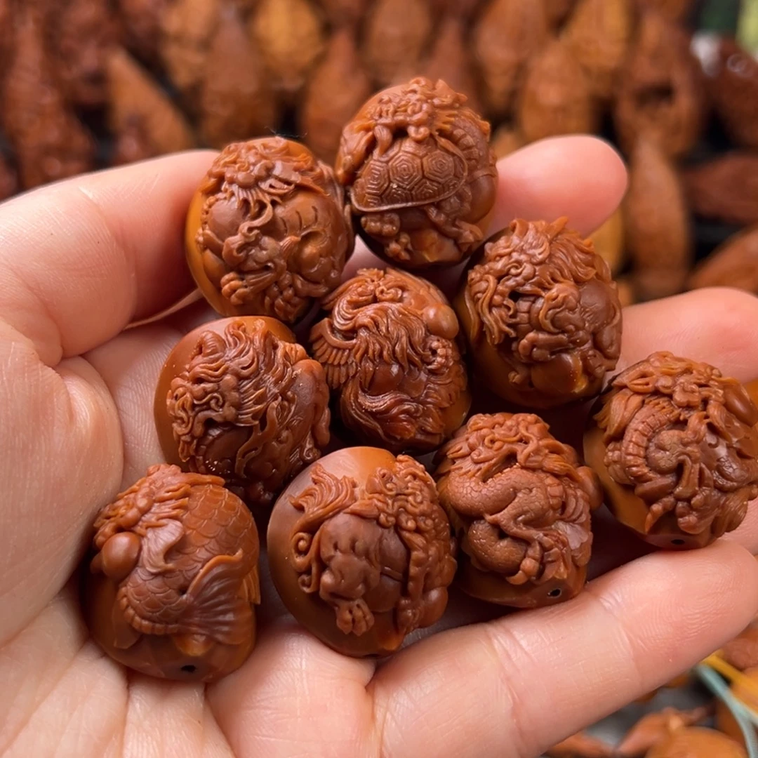 橄榄核手串/手链2.九大瑞兽手串