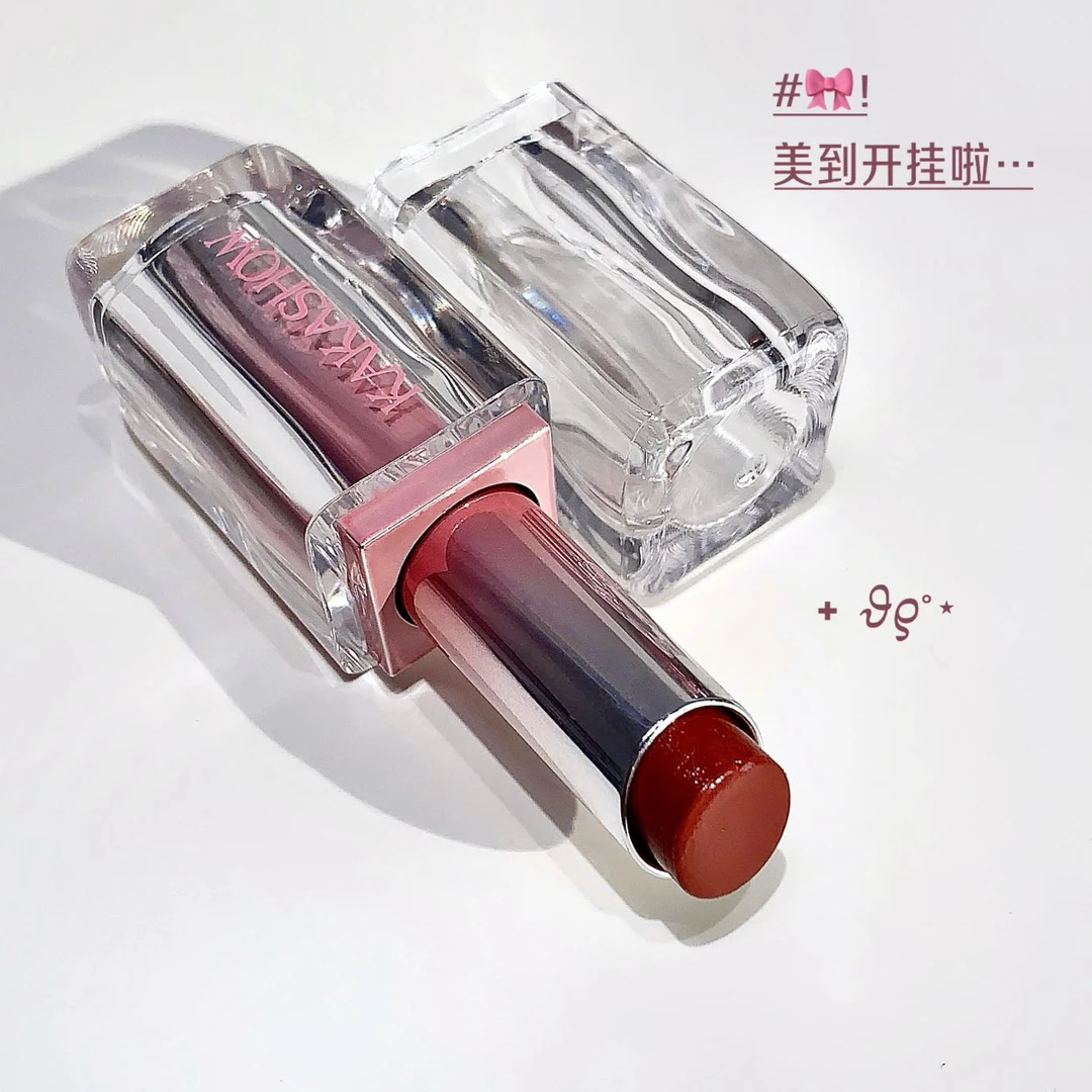 你真太显白了!爆汁显色kaka镜面纯欲口红水光感玻璃唇釉显白水润