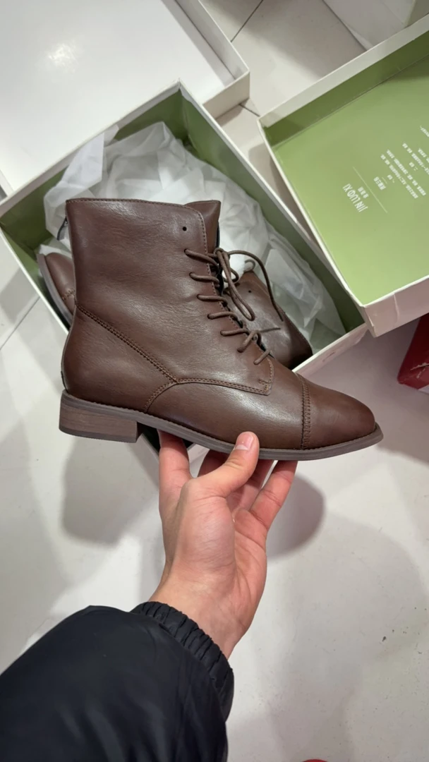 2098073 真皮百搭短靴