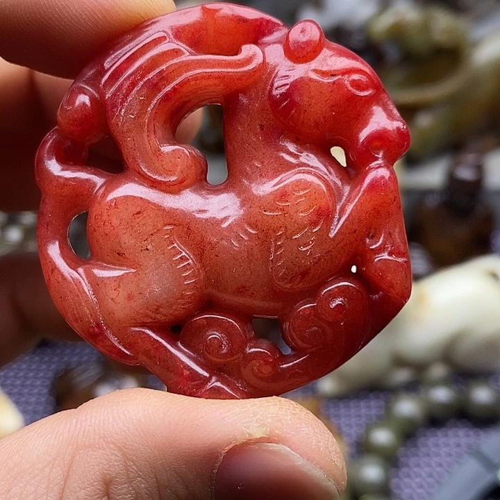 未镶嵌蛇纹石玉颈饰