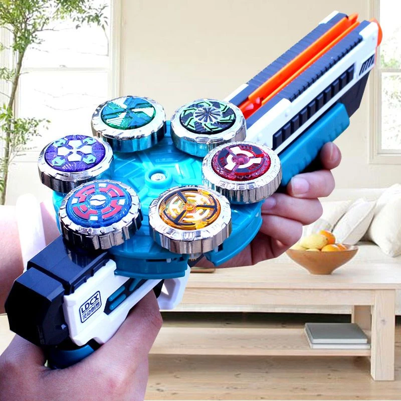 陀螺玩具升级版战斗魔幻陀螺儿童男孩3-6岁7-8陀螺枪灵动创想坨螺