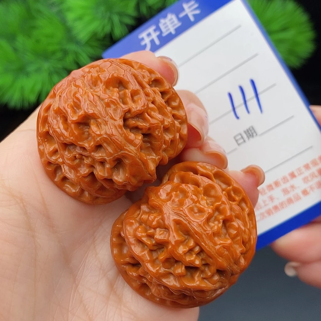 文玩核桃把件38苹果111