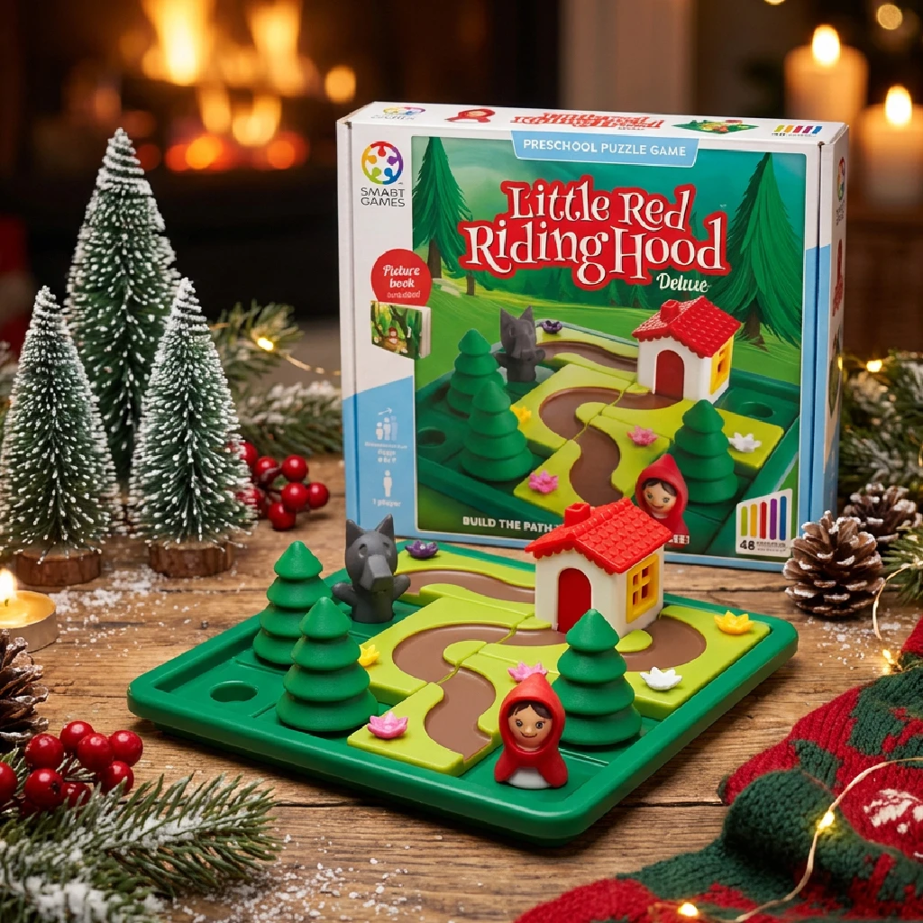 SmartGames小红帽 4-7岁必入经典童话路径规划启蒙早教益智桌游