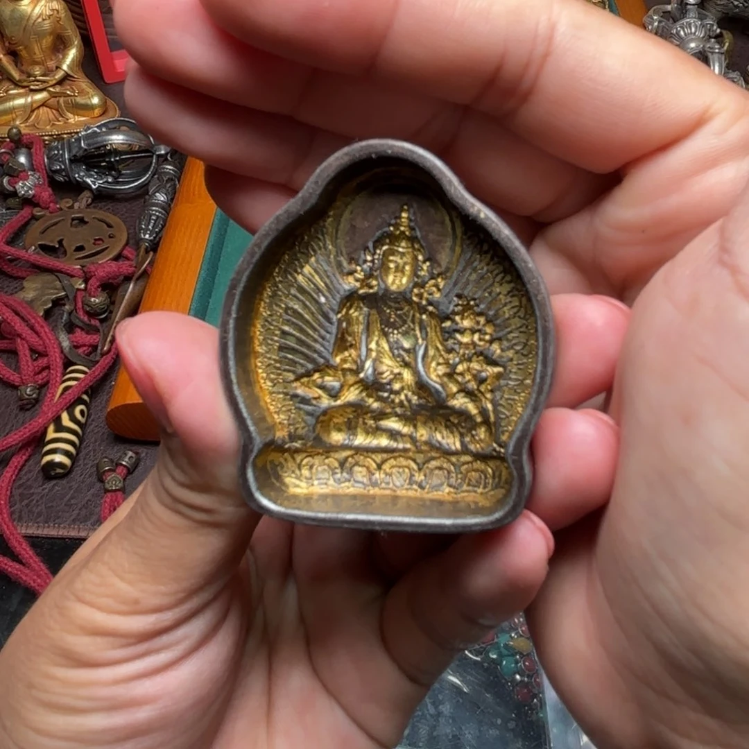 铜星月菩提吊坠项链