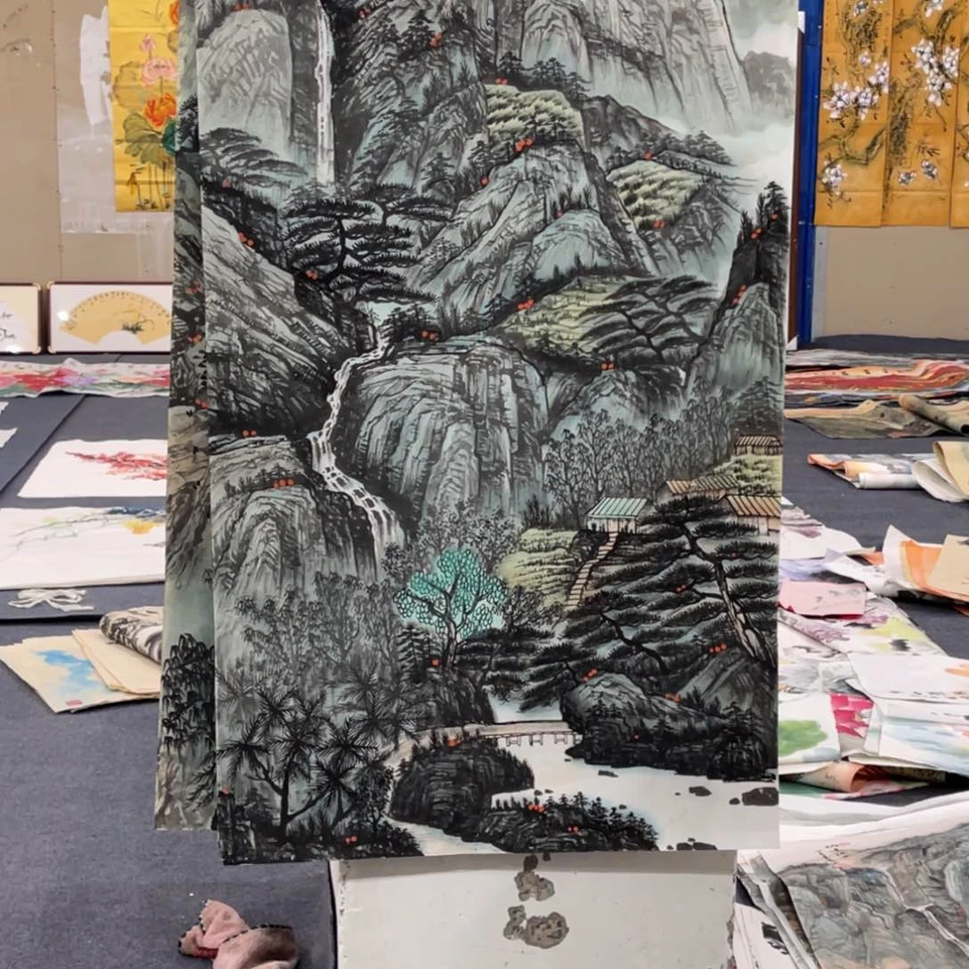 国画处理作品看好再拍哦