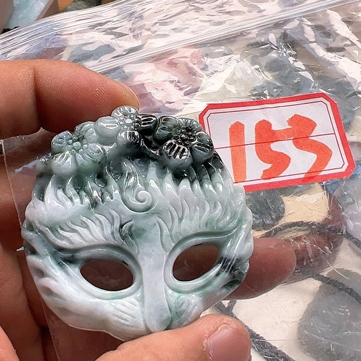 翡翠未镶嵌颈饰缅甸翡翠吊坠