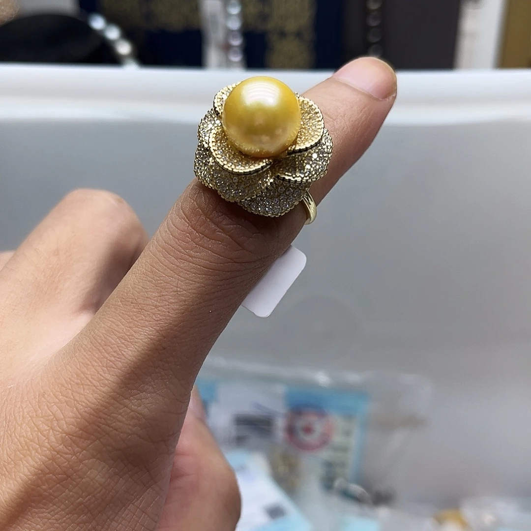 海水珍珠未镶嵌戒指