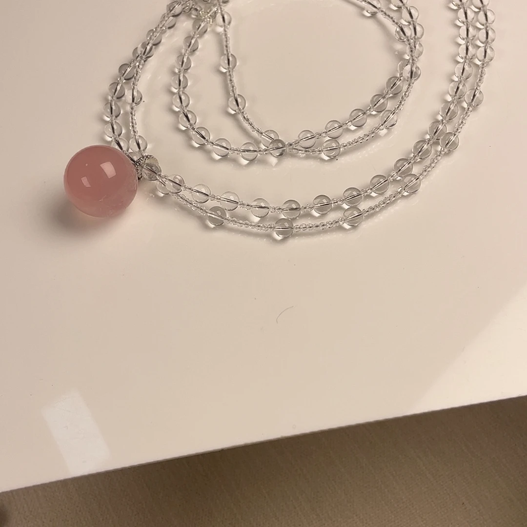 非金属毛衣链粉水球球套装