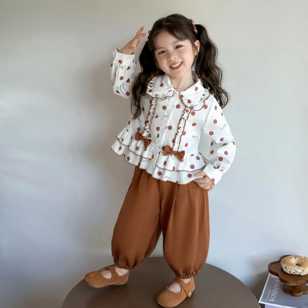 女童秋装套装2025新款4-6岁幼儿园潮款小童女宝春秋季洋气两件套