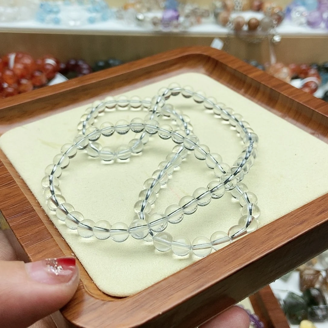 水晶手串未镶嵌✈****蜜白水6