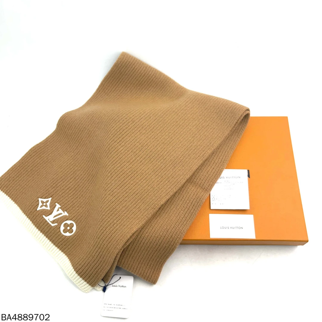 未使用 LouisVuitton/路易威登 HEADLINE提花围巾/BA4889702/特卖