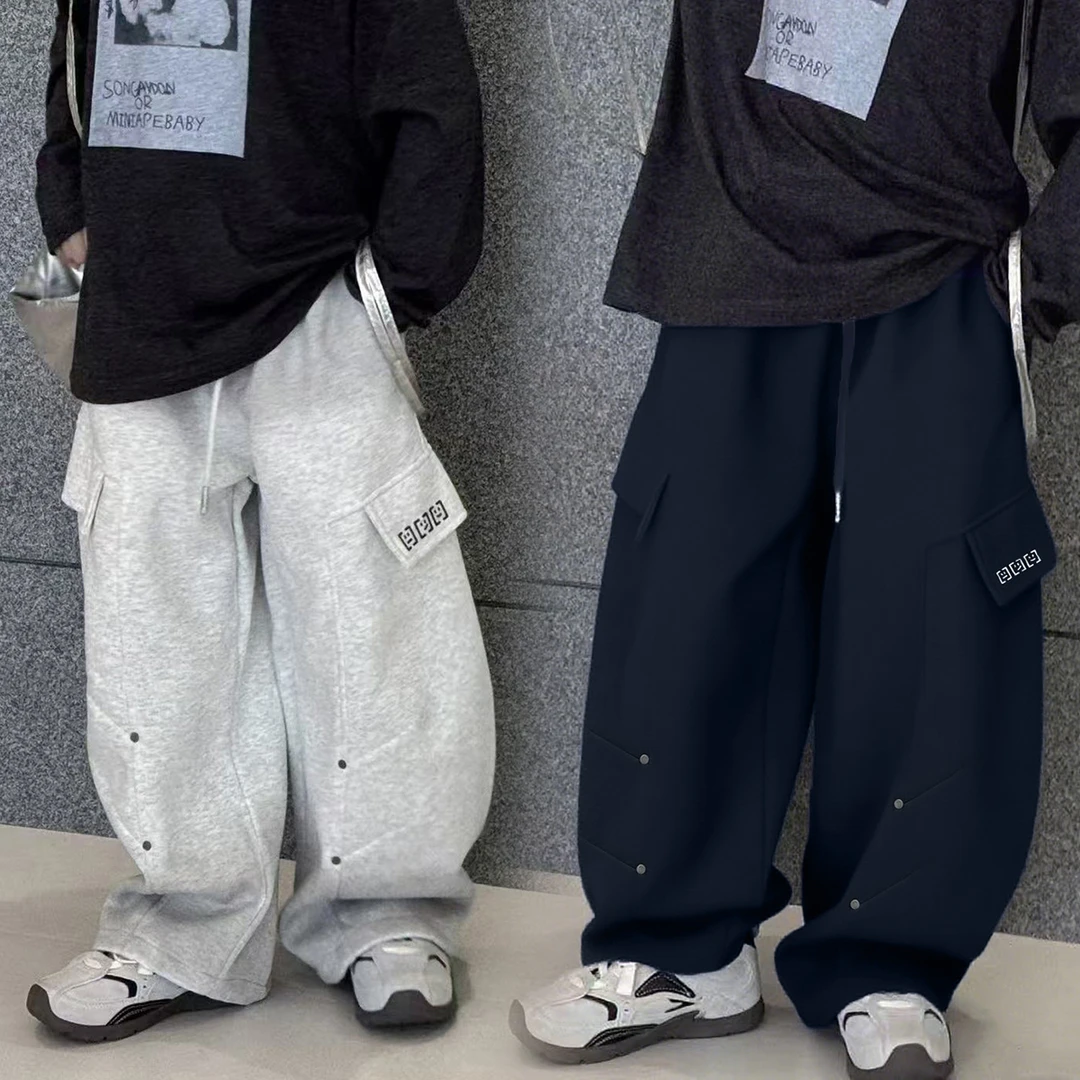 【潮流前线】儿童裤子男童运动裤秋装2025新款时尚中大童休闲裤