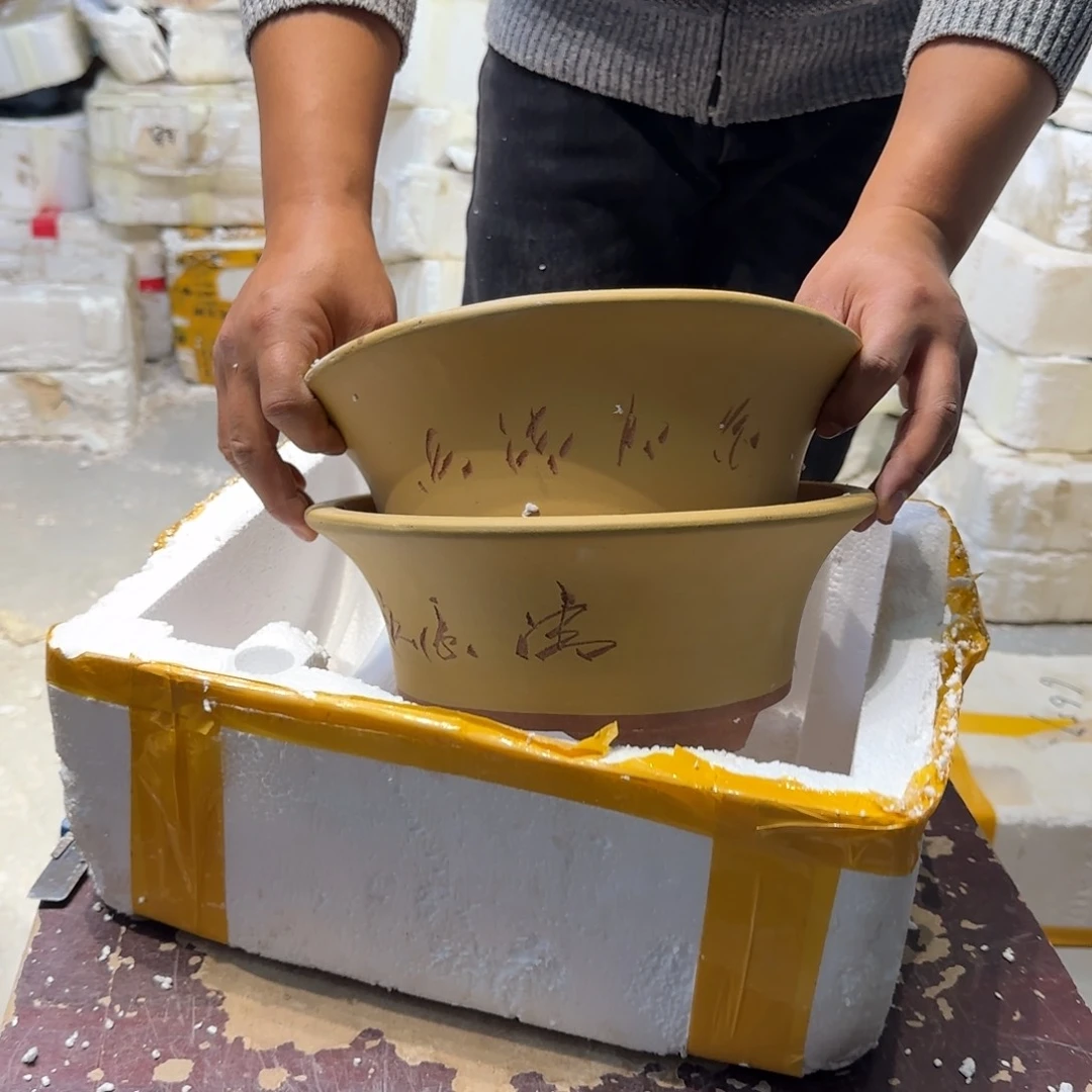 紫砂花盆口径23.9口径