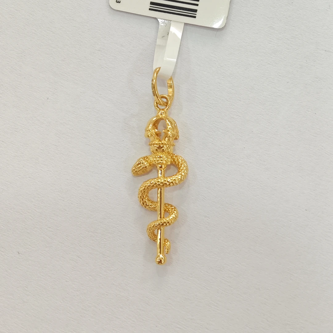 【木木专享】足金999饰品蛇魔杖吊坠 2.45 GP