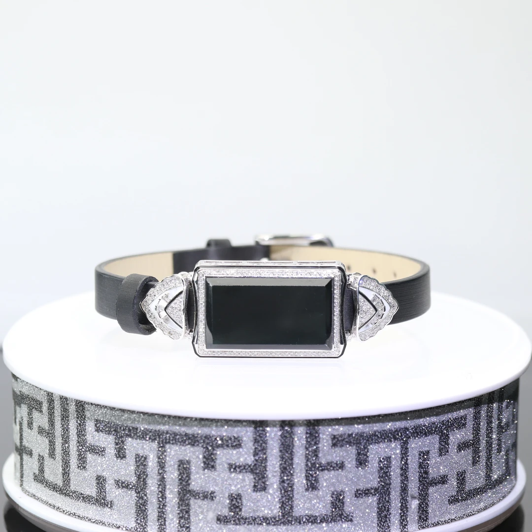 FC26天然缅甸A货墨翠无事牌手表/600306/保利厦门拍卖