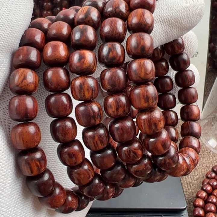 木海南红降黄油8*9老型珠满芝麻点福利