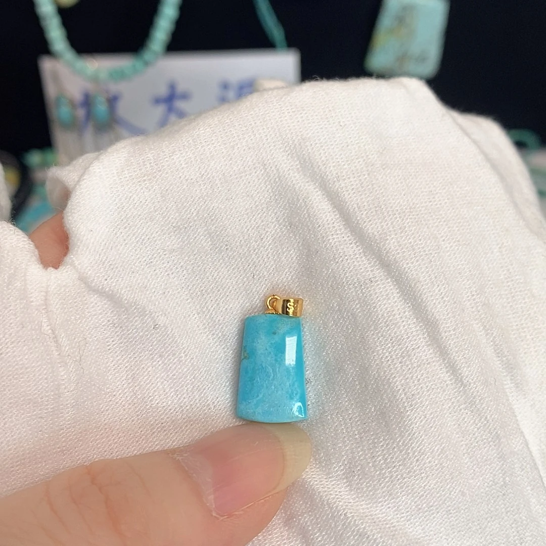 绿松石银S925镶嵌珠宝奇石