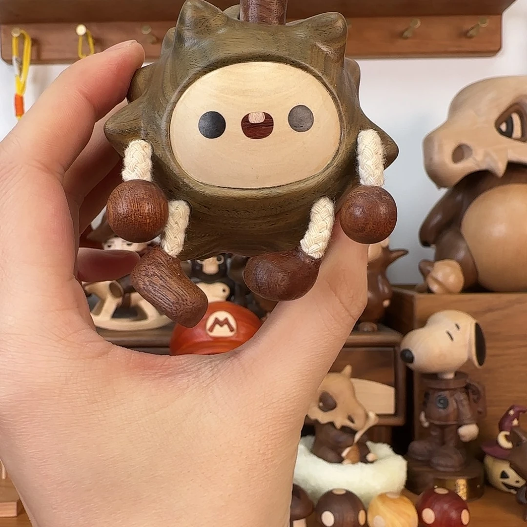 木绿檀留恋人摆件5号