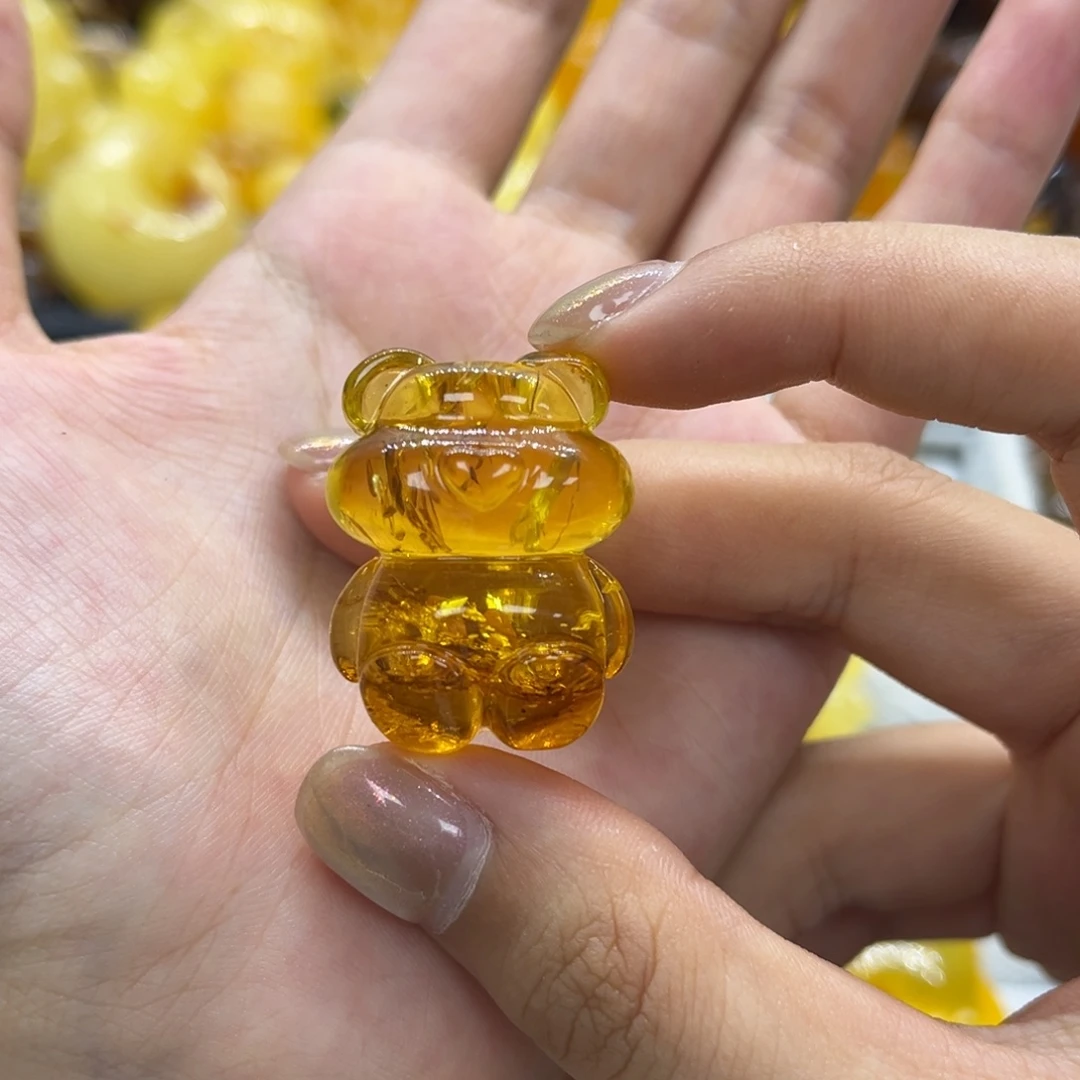 未镶嵌颈饰琥珀天然琥珀