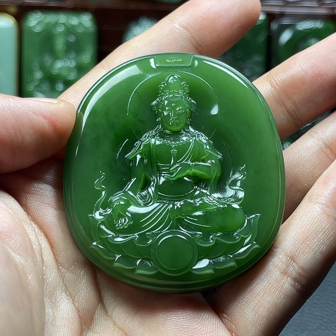 大***吉和田玉未镶嵌颈饰