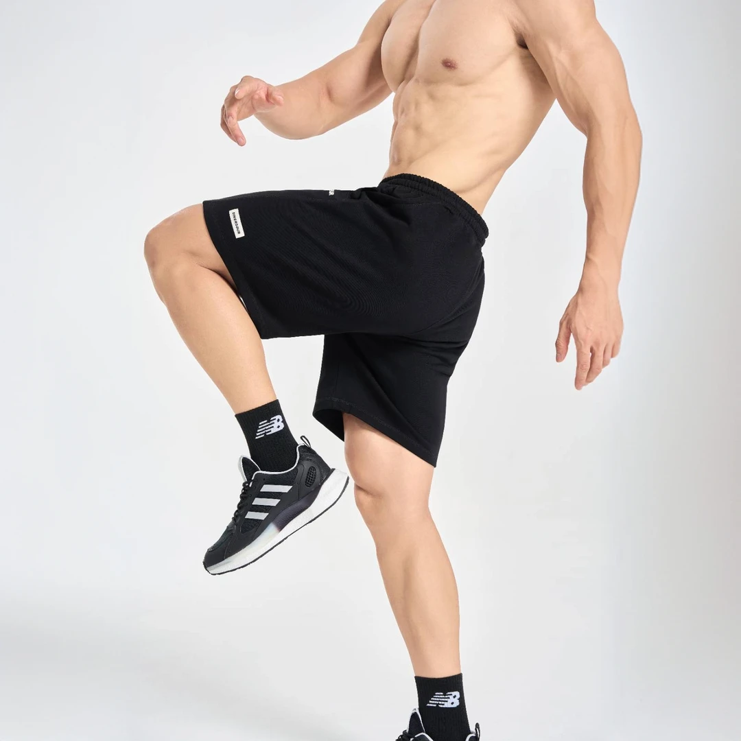 短裤男夏季2025新款运动休闲跑步宽松针织休闲健身潮流日常高级感