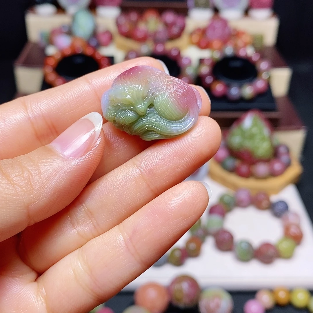 玛瑙/玉髓未镶嵌盐源玛瑙西瓜炫彩凤九