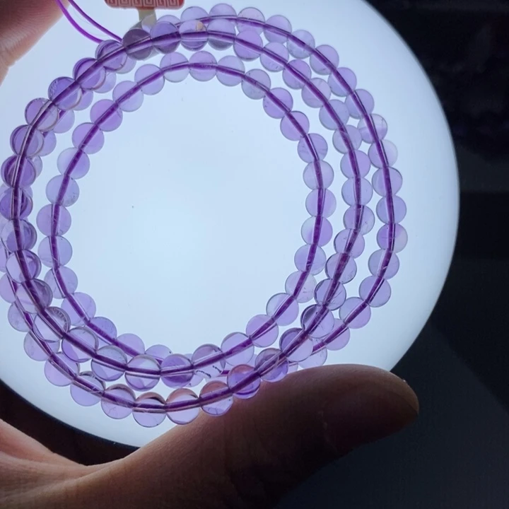 银S925镶嵌烟晶手链