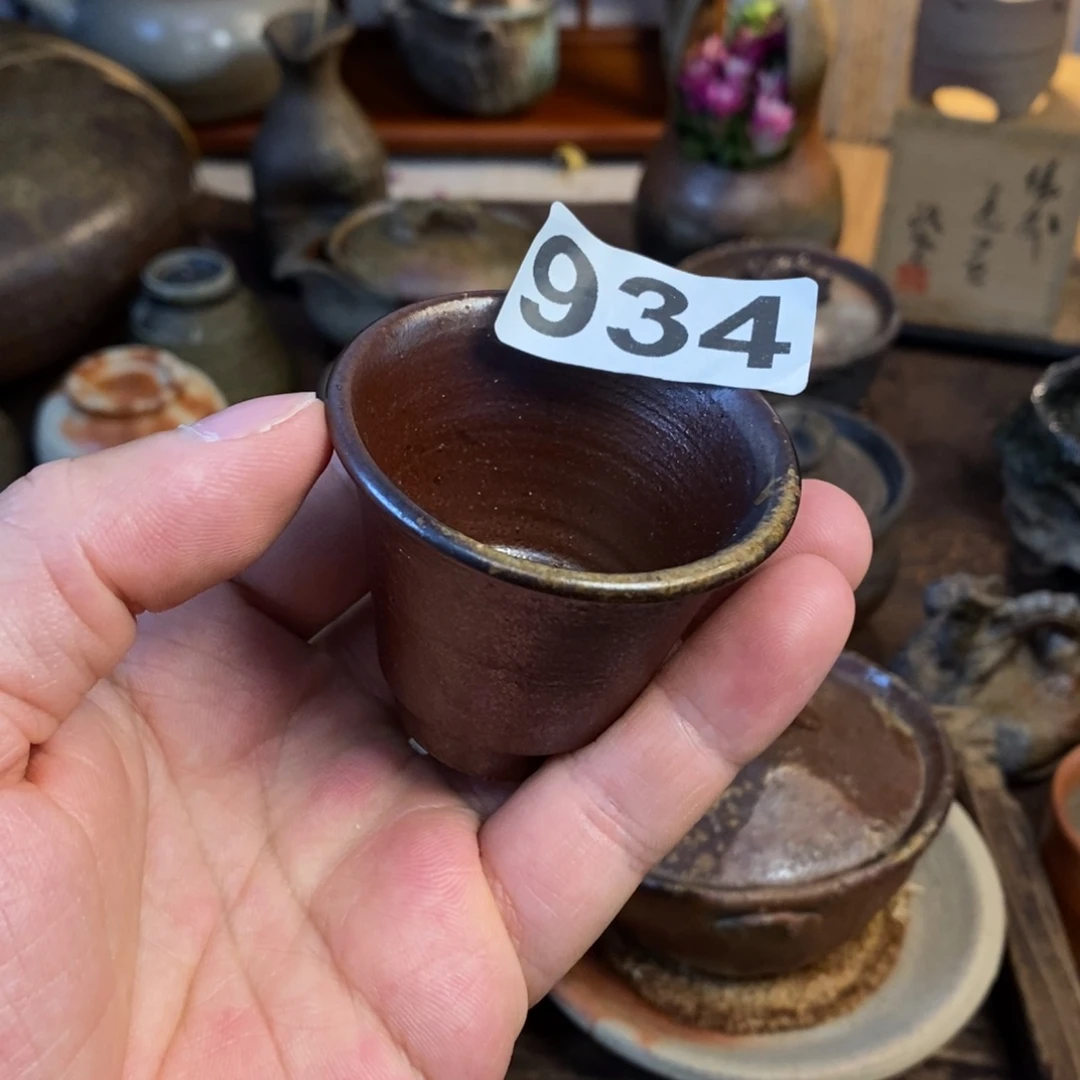 备前烧柴烧茶具福利杯子
