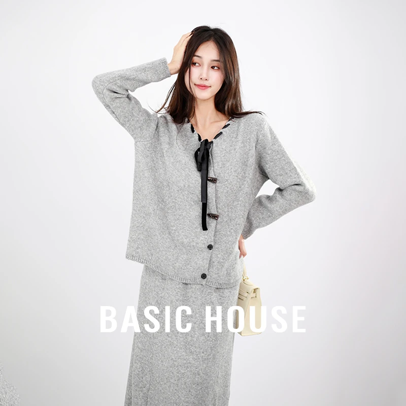 Basic House/百家好慵懒风女装气质时尚套装连衣裙B0604B588M2