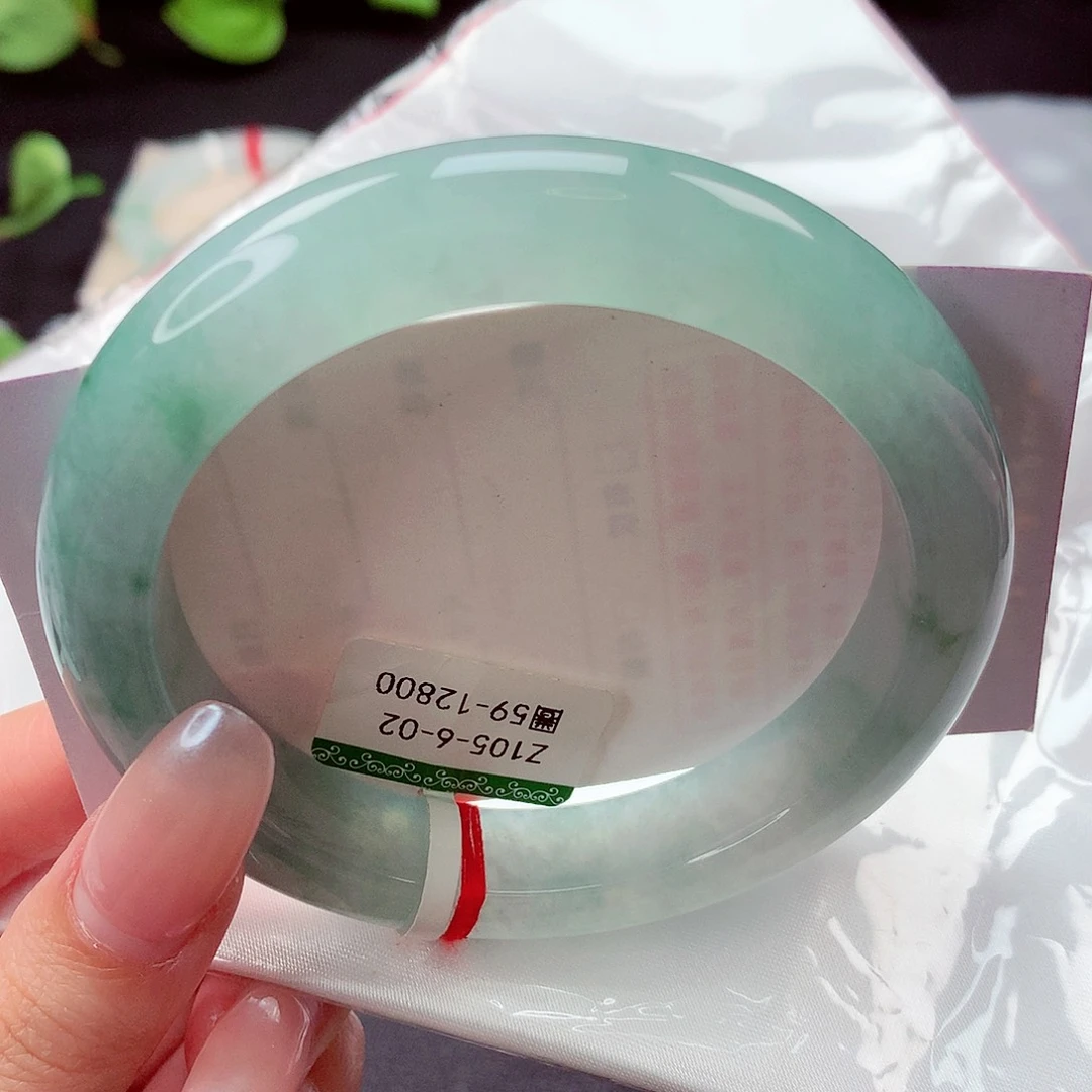 翡翠未镶嵌手镯缅甸天然a货翡翠手镯