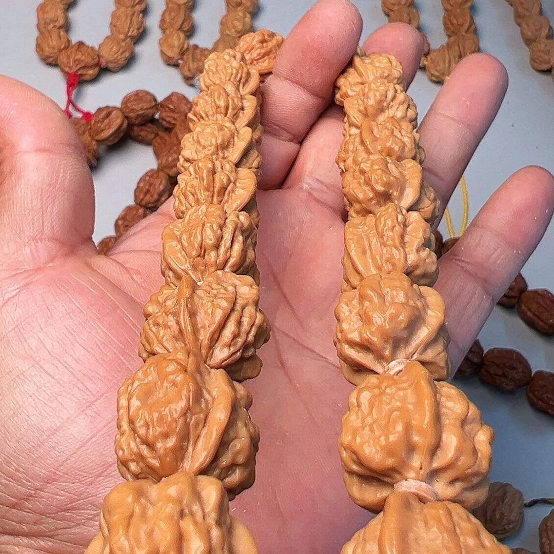 猴头核桃吊坠金蟾杰作18血蛤双标