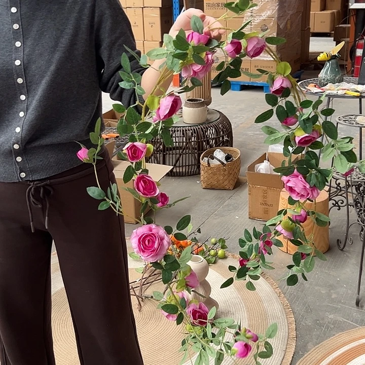 一口价样品粉色藤蔓