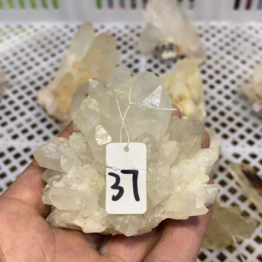 水晶水晶原石摆件未镶嵌溜*