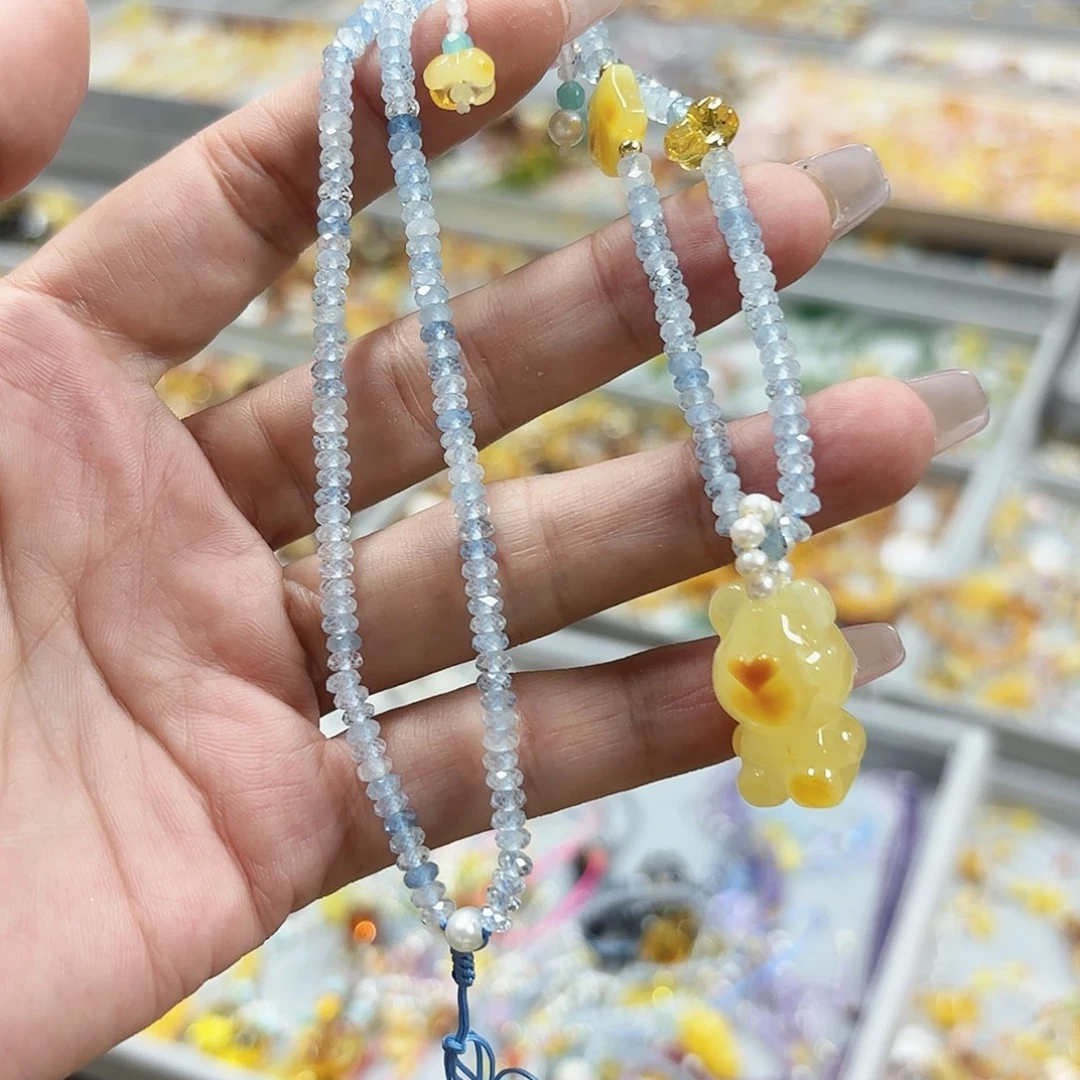 琥珀未镶嵌手链琥珀