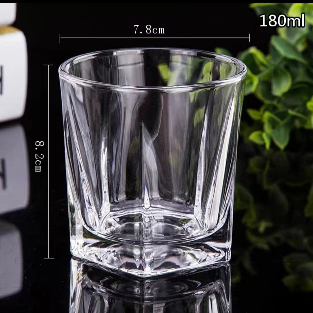 钢化玻璃威士忌酒杯透明光泽