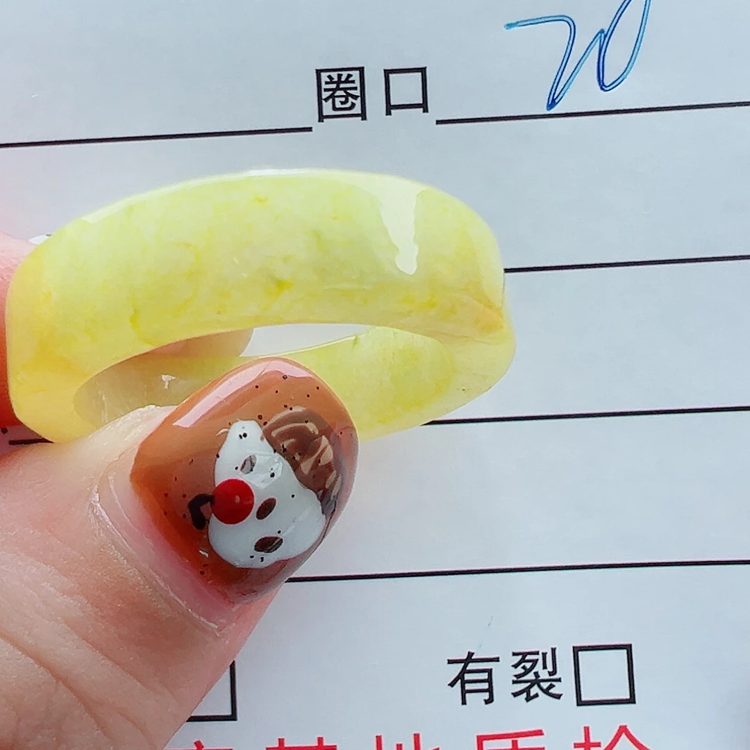 未镶嵌戒指翡翠戒圈