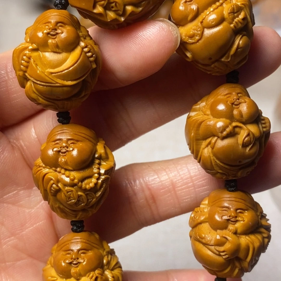 橄榄核手串/手链瑞兽财神