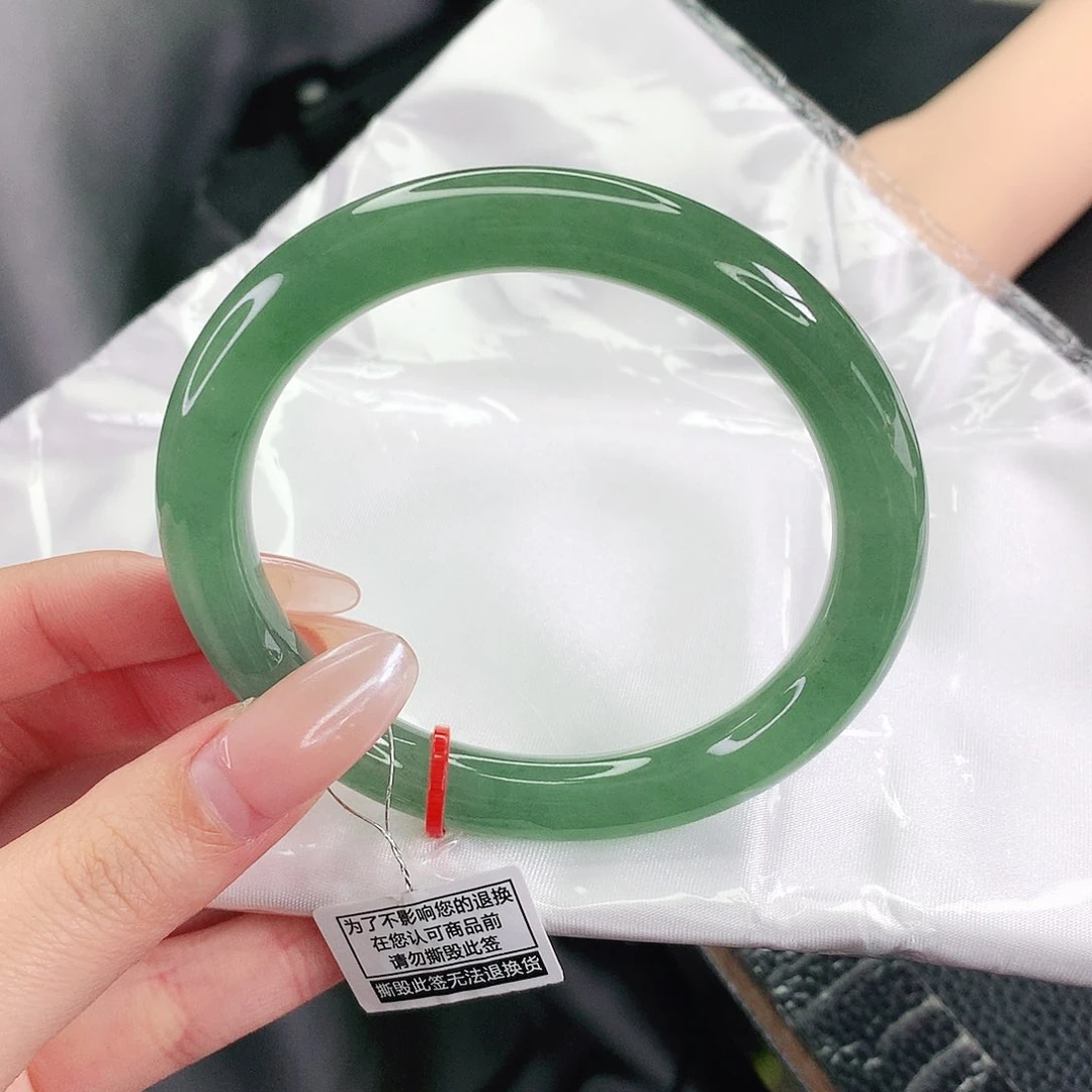 未镶嵌手镯翡翠58圈