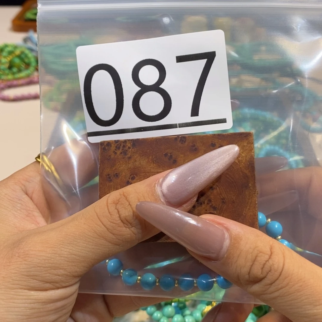 安***安木圆珠圆雕手工串  087