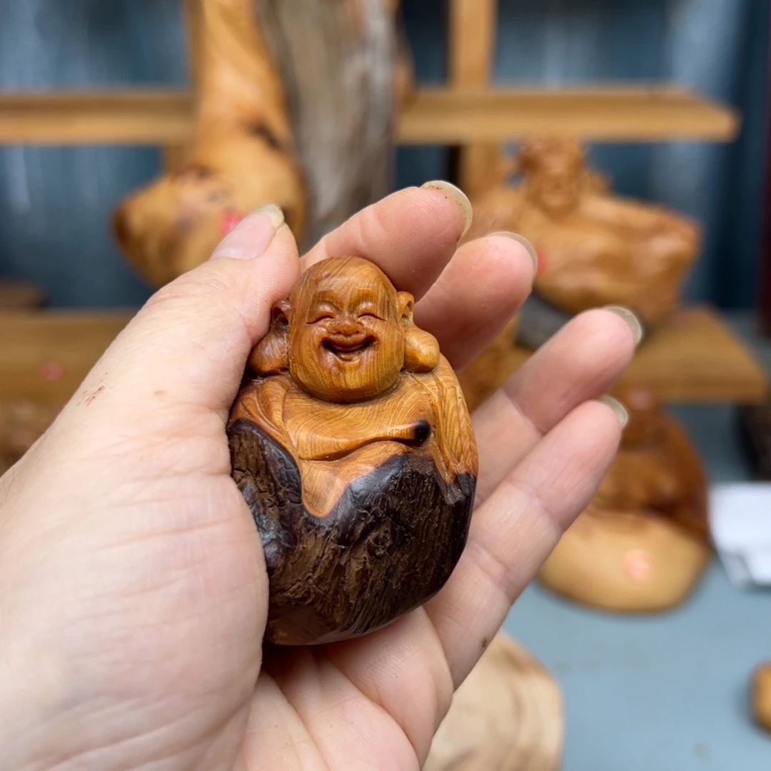 柏木崖柏木摆件手把件11