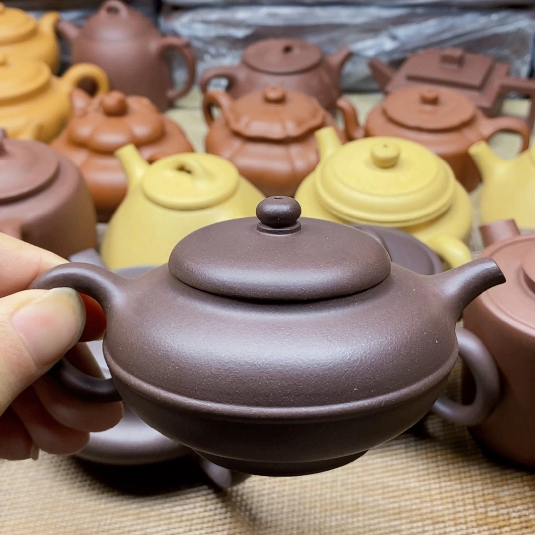 茶壶紫砂四号井紫泥