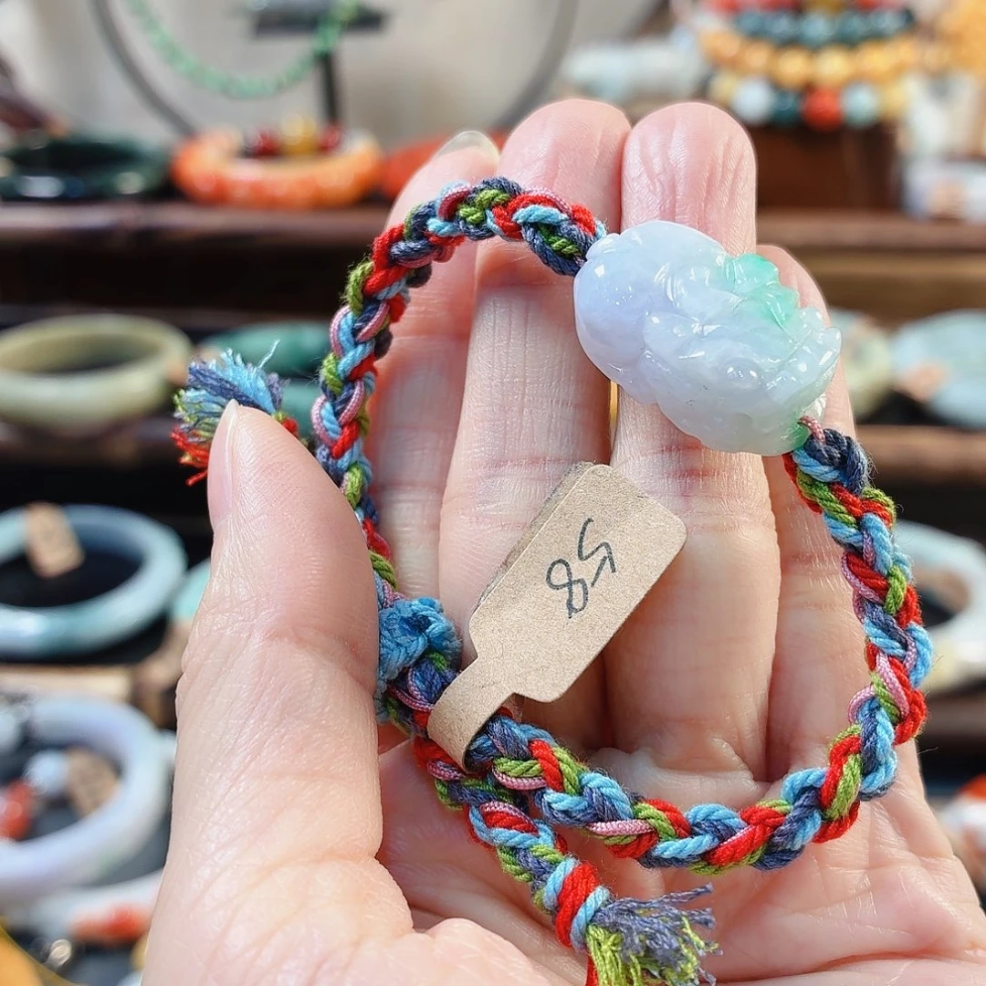 翡翠未镶嵌手链手串