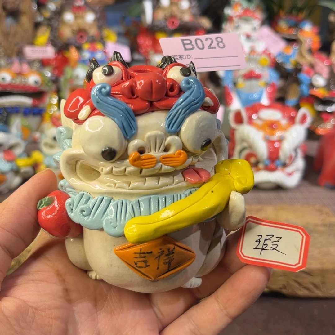泥塑纯手工茶宠摆件