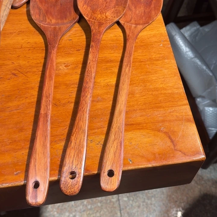 大果紫檀（缅甸花梨）花梨木锅铲