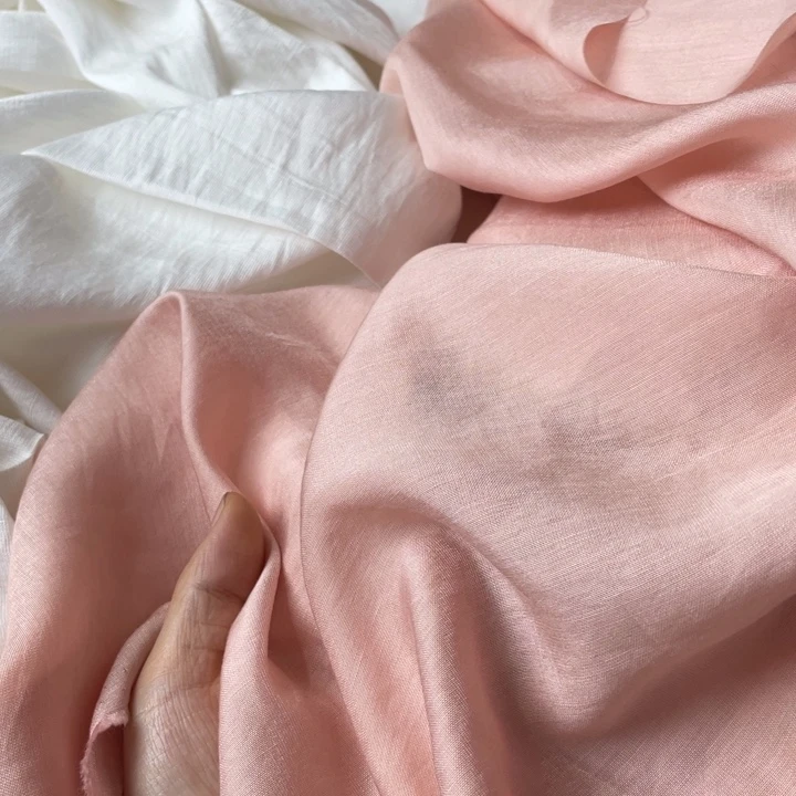 天丝（莱赛尔纤维）藕粉人鱼姬透1米