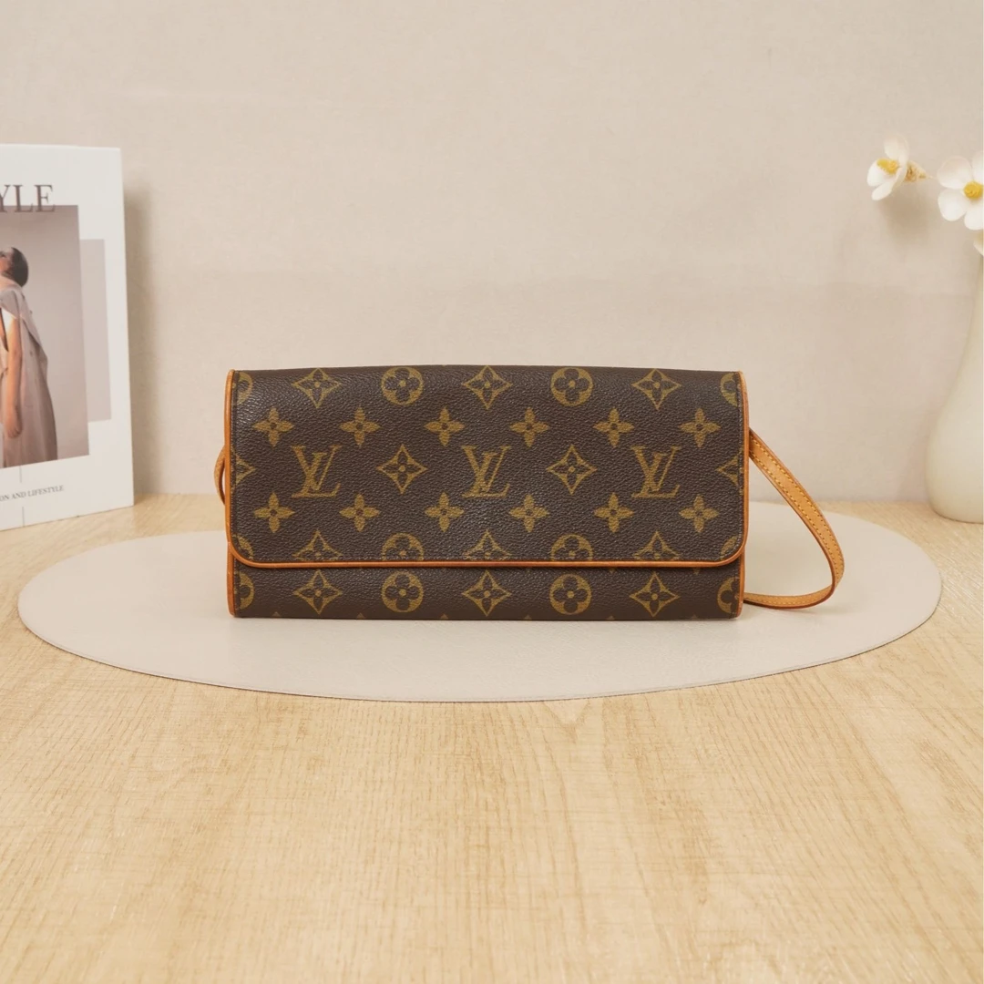95新 LouisVuitton/路易威登 路易威登中古腰包老花/DS048210