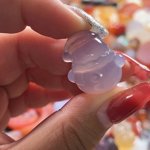 未镶嵌颈饰玛瑙/玉髓李**?