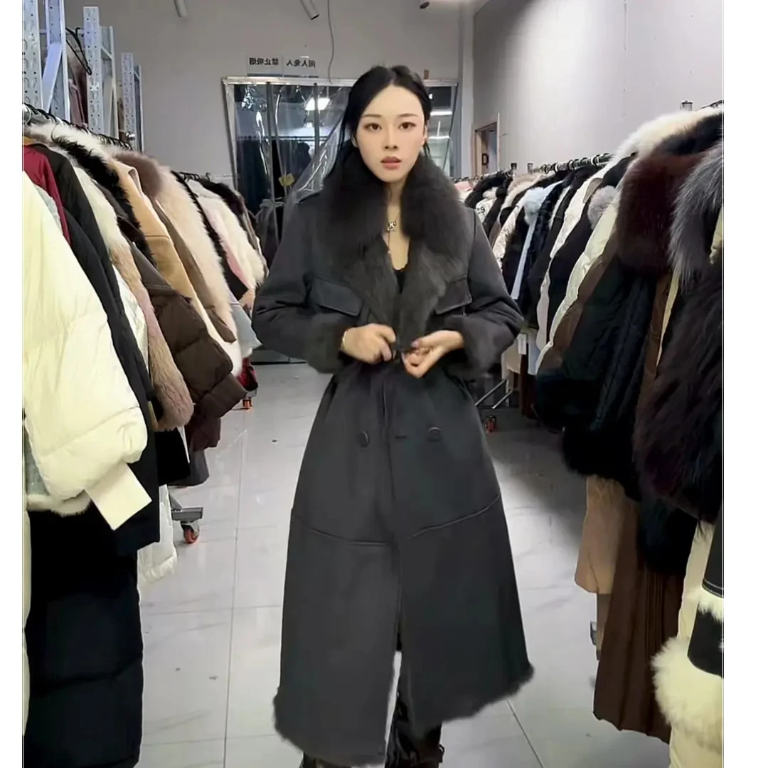 冬季显瘦气质款长款外套 AN
