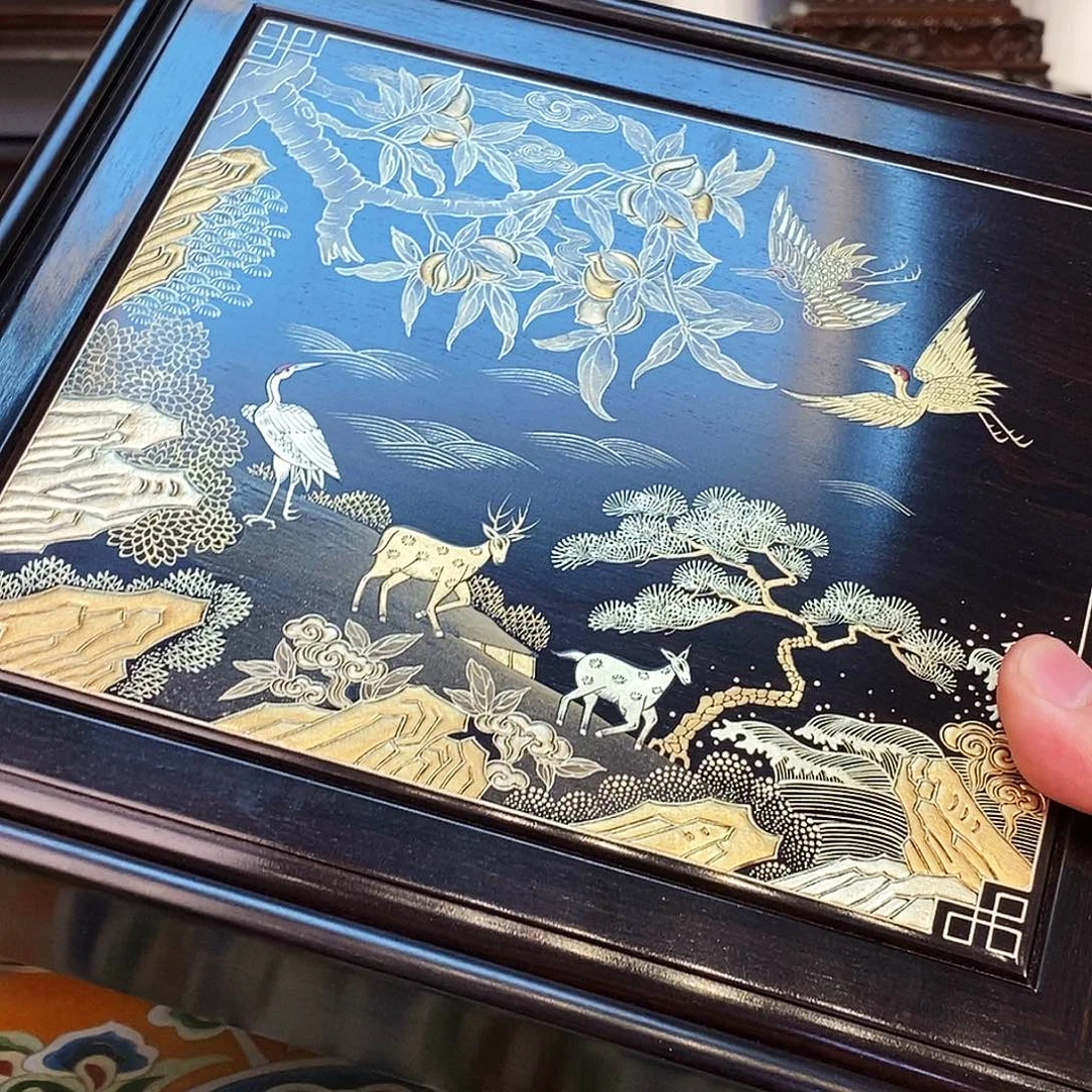 黑酸枝木类成套家具紫光檀茶盒