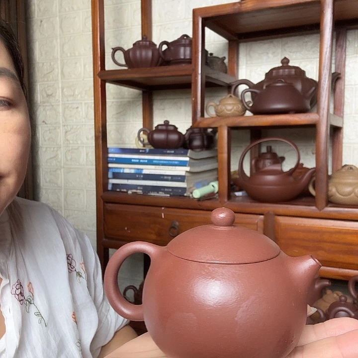 茶壶紫砂西施180cc半手工